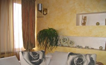 Design of a three-room apartment