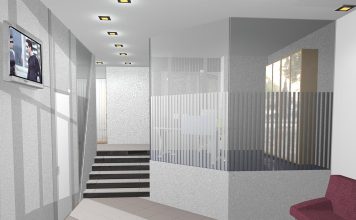 Design of a three-room apartment