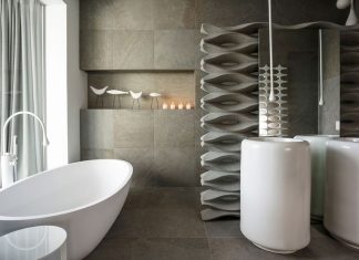 Universal bathroom interior