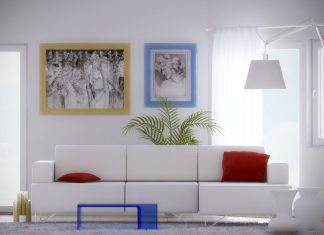 Design of a three-room apartment