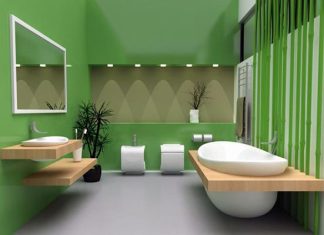 Modern bathrooms