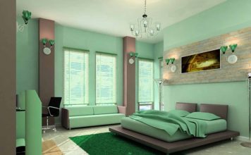"Andromeda Nebula". Design of a four-room apartment.