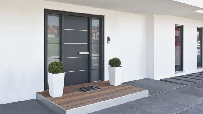 Entrance door for luxury housing