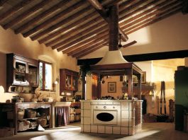 Country style charm for kitchen interior Country style charm