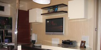 Interior design of a studio apartment