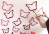Wall decoration with butterflies: ready-made solutions, design Wall decoration with butterflies
