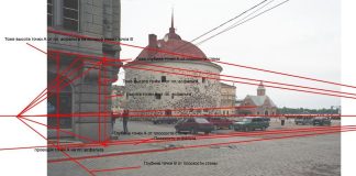 Examples and features of constructing perspectives of various architectural objects