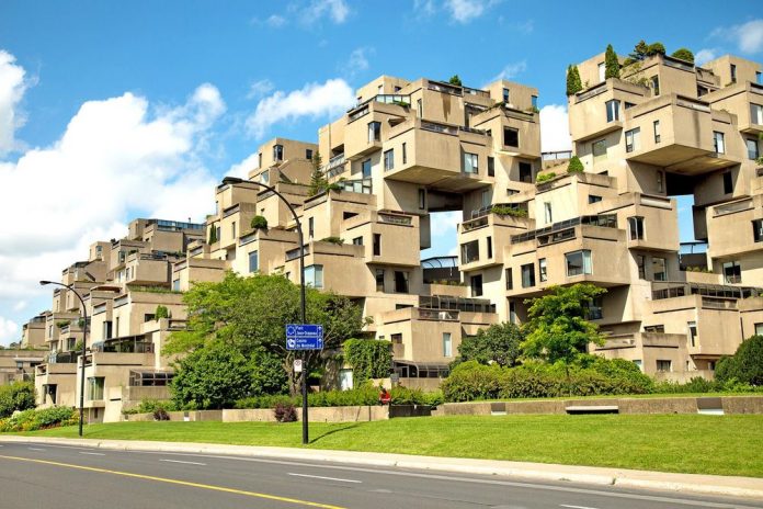 Architecture of apartment buildings