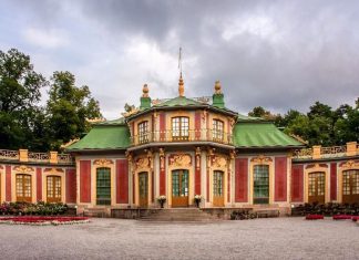 Pavilion at Drottningholm, Sweden