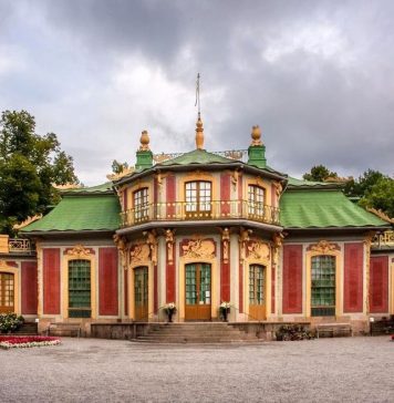 Pavilion at Drottningholm, Sweden